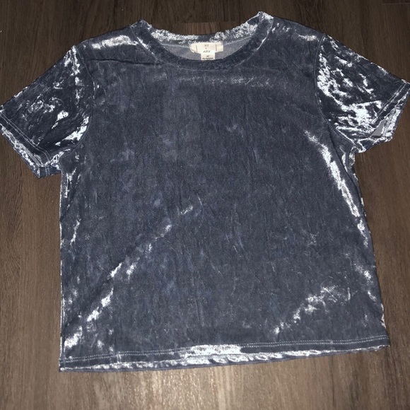 crushed velvet top - Picture 1 of 2